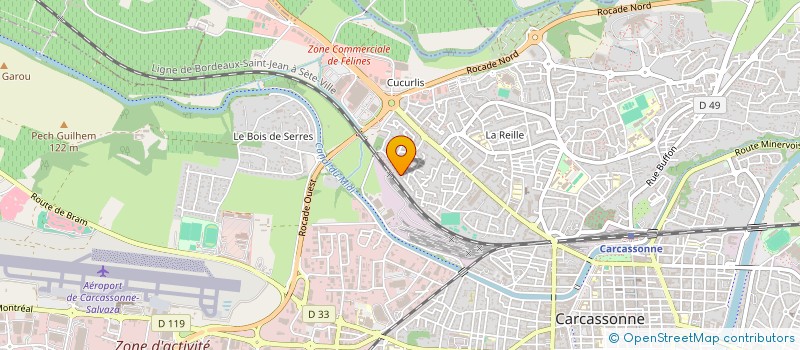 localisation de l'entreprise MONSIEUR MANUEL GARCIA  CARCASSONNE