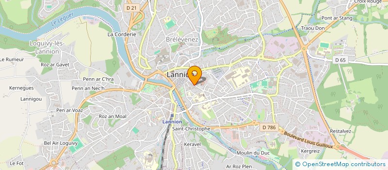 localisation de l'entreprise MONSIEUR MANUEL GARCIA-CORTES ALFAGEME  LANNION