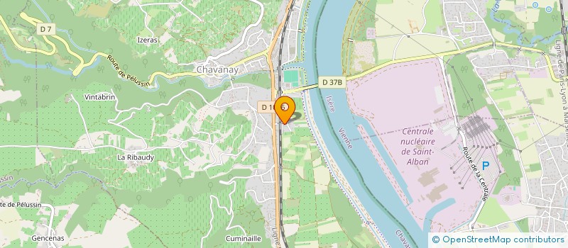 localisation de l'entreprise MONSIEUR MANUEL GASPAR  CHAVANAY