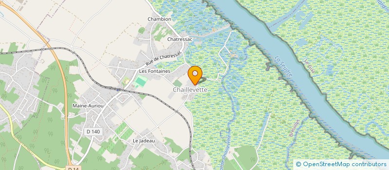 localisation de l'entreprise MONSIEUR MANUEL GASS  CHAILLEVETTE