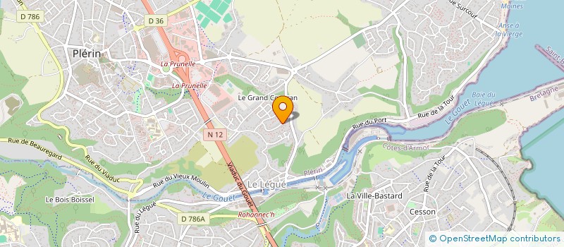 localisation de l'entreprise MONSIEUR MANUEL GAUFFENIC à PLERIN