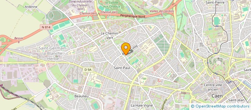 localisation de l'entreprise MONSIEUR MANUEL GAUTIER à CAEN