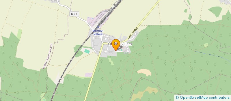 localisation de l'entreprise MONSIEUR MANUEL GENTIL à ORMOY-VILLERS