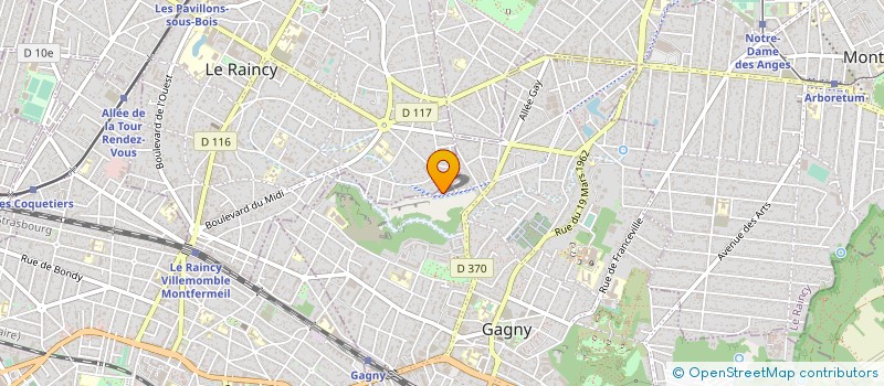 localisation de l'entreprise MONSIEUR MANUEL GIL  GAGNY