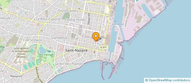 localisation de l'entreprise MONSIEUR MANUEL GODINEAU à SAINT-NAZAIRE