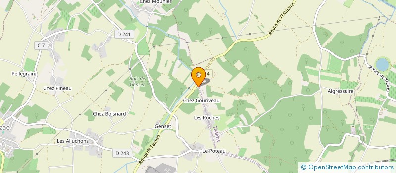 localisation de l'entreprise MONSIEUR MANUEL GOHE  GREZAC