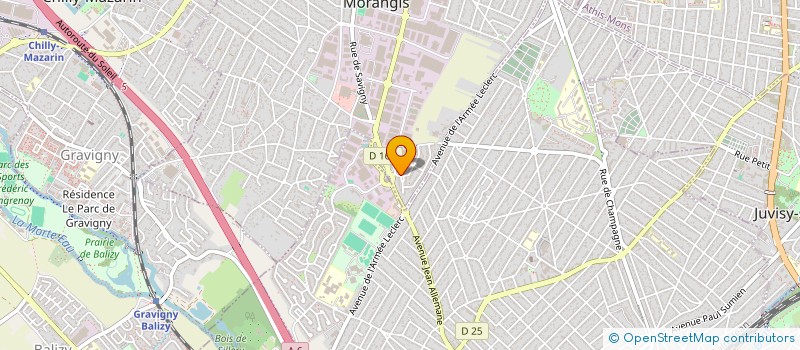 localisation de l'entreprise MONSIEUR MANUEL GOMES  MORANGIS