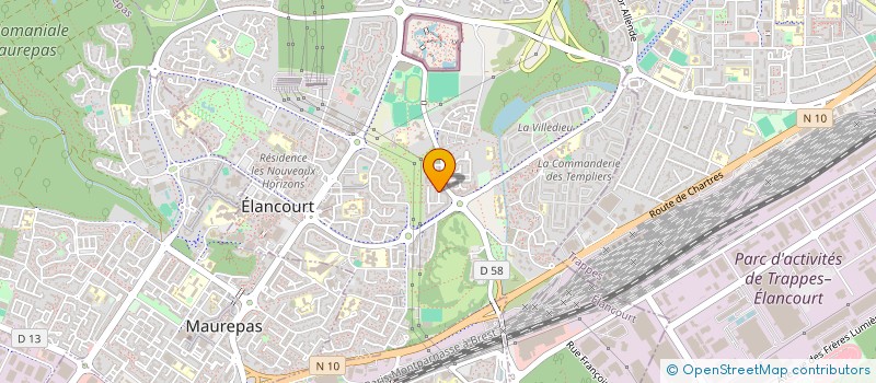 localisation de l'entreprise MONSIEUR MANUEL GOMES ALBUQUERQUE  ELANCOURT