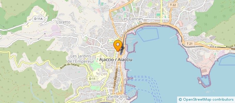 localisation de l'entreprise MONSIEUR MANUEL GOMES DA SILVA à AJACCIO