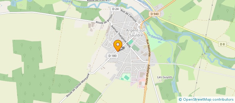 localisation de l'entreprise MONSIEUR MANUEL GOMES MOREIRA  ARGENT-SUR-SAULDRE