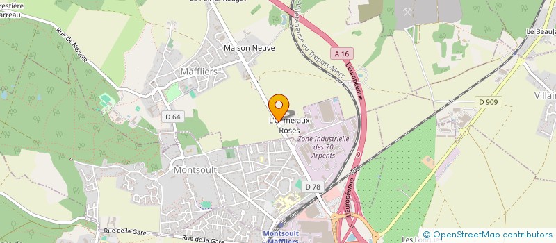 localisation de l'entreprise MONSIEUR MANUEL GOMES NOGUEIRA  MAFFLIERS