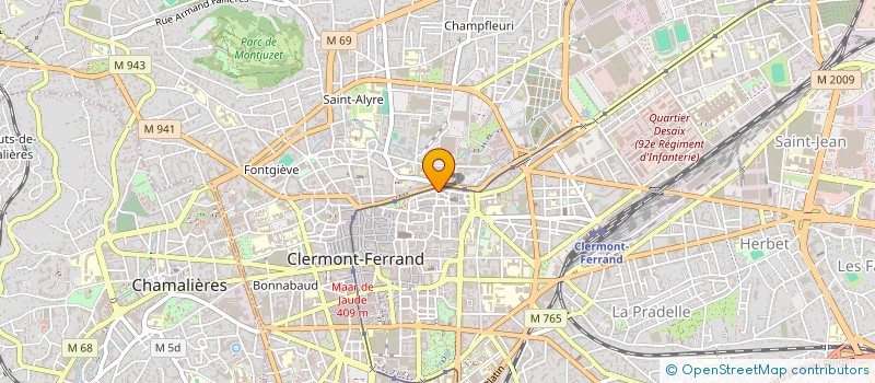 localisation de l'entreprise MONSIEUR MANUEL GOMEZ à CLERMONT-FERRAND
