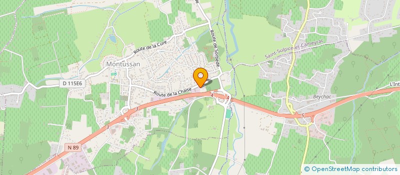 localisation de l'entreprise MONSIEUR MANUEL GONCALES  MONTUSSAN