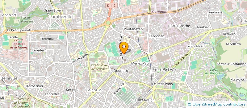 localisation de l'entreprise MONSIEUR MANUEL GONCALVES BRANCO  BREST