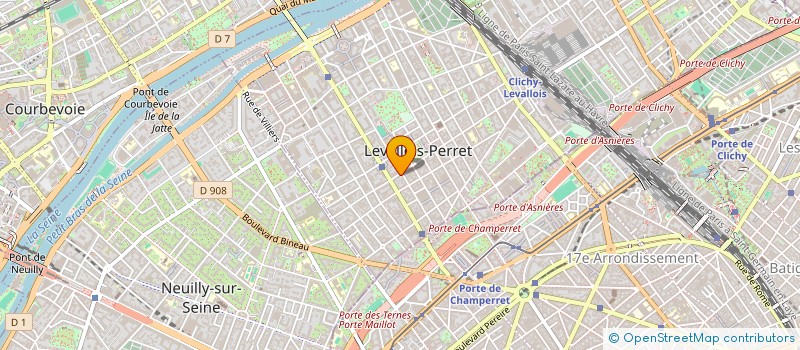 localisation de l'entreprise MONSIEUR MANUEL GONCALVES DE BARROS à LEVALLOIS-PERRET