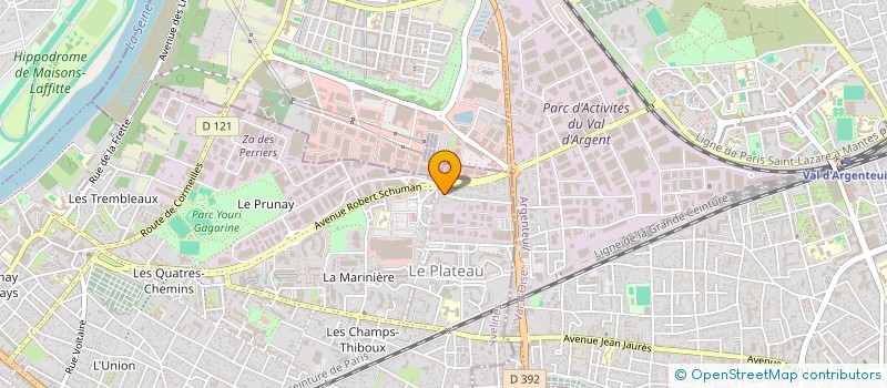 localisation de l'entreprise MONSIEUR MANUEL GONCALVES DE BARROS à SARTROUVILLE