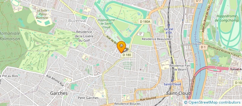 localisation de l'entreprise MONSIEUR MANUEL GONCALVES DUARTE à GARCHES