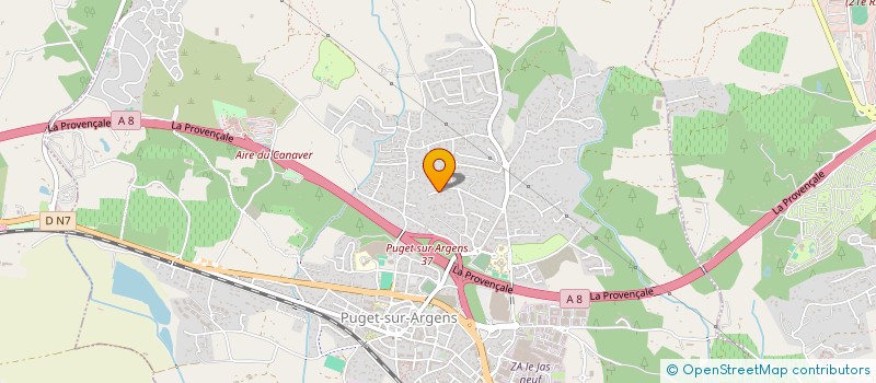 localisation de l'entreprise MONSIEUR MANUEL GONCALVES PEREIRA  PUGET-SUR-ARGENS