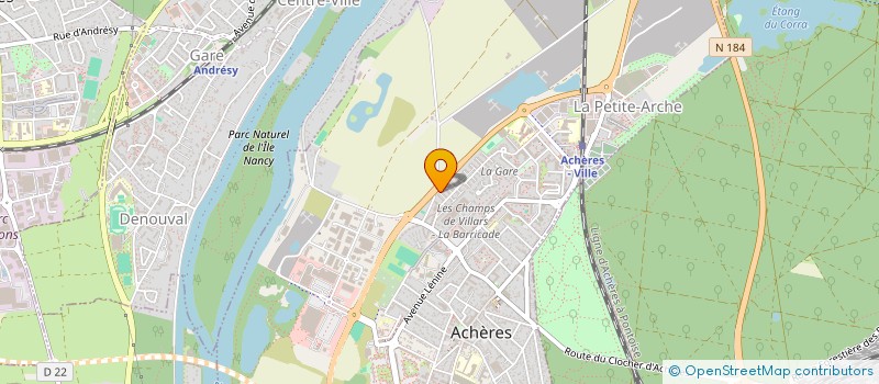 localisation de l'entreprise MONSIEUR MANUEL GONCALVES PINTO  ACHERES