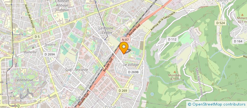 localisation de l'entreprise MONSIEUR MANUEL GONGALVES  SAINT-MARTIN-D'HERES