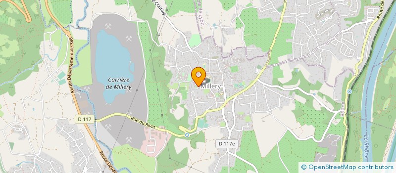 localisation de l'entreprise MONSIEUR MANUEL GONZALEZ  MILLERY