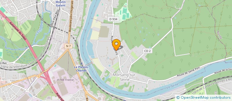 localisation de l'entreprise MONSIEUR MANUEL GONZALEZ CONTRERAS  MORSANG-SUR-SEINE