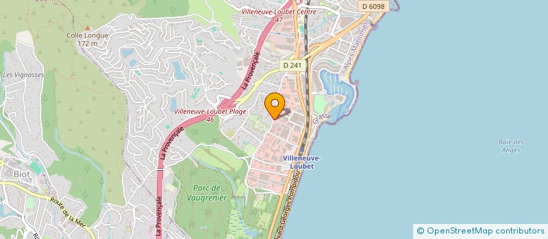 localisation de l'entreprise MONSIEUR MANUEL GONZALEZ-GABAN à VILLENEUVE-LOUBET