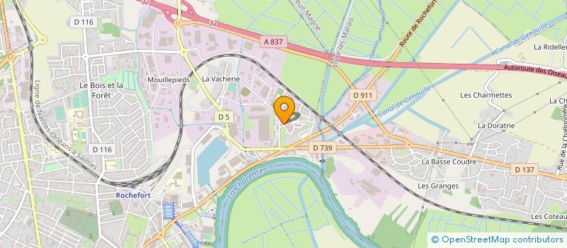 localisation de l'entreprise MONSIEUR MANUEL GRALL  ROCHEFORT