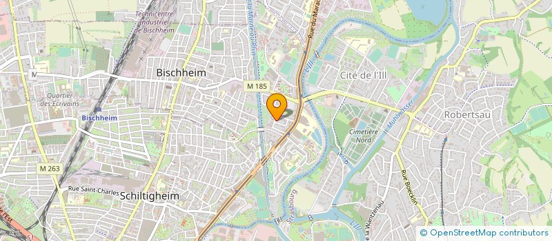 localisation de l'entreprise MONSIEUR MANUEL GRANDCOLAS  BISCHHEIM