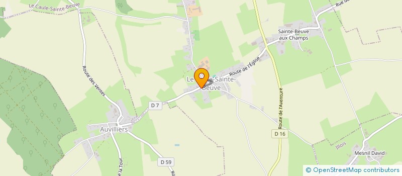 localisation de l'entreprise MONSIEUR MANUEL GRENTE  LE CAULE-SAINTE-BEUVE