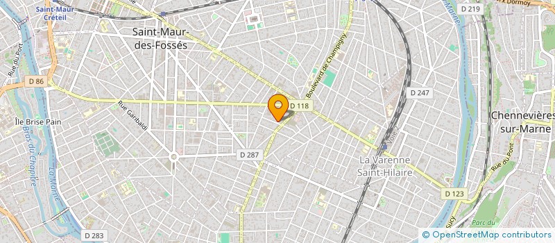 localisation de l'entreprise MONSIEUR MANUEL GUARDA à SAINT-MAUR-DES-FOSSES