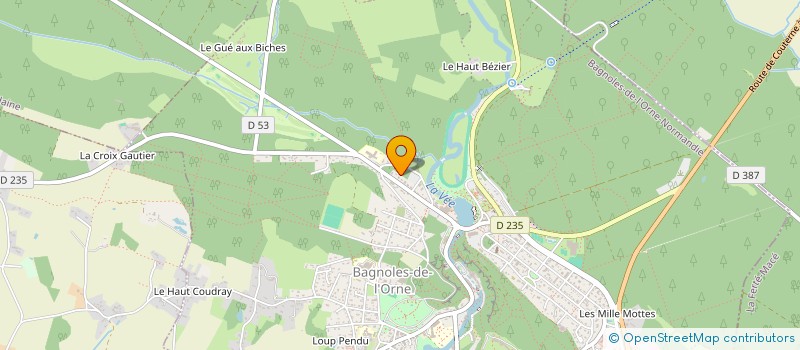 localisation de l'entreprise MONSIEUR MANUEL GUERIN à BAGNOLES-DE-L'ORNE-NORMANDIE