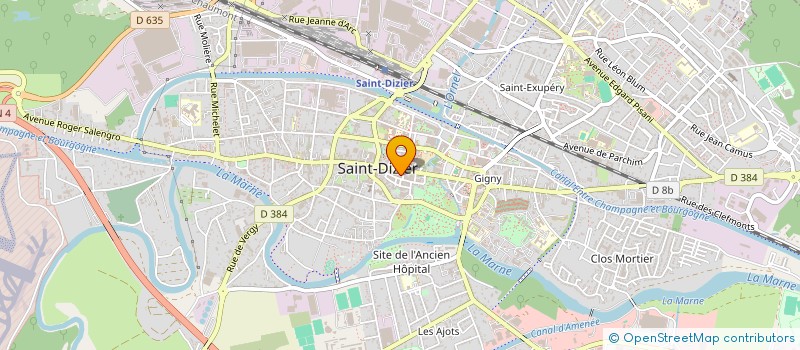 localisation de l'entreprise MONSIEUR MANUEL GUILLAUME à SAINT-DIZIER