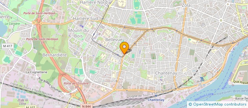 localisation de l'entreprise MONSIEUR MANUEL GUIN à NANTES