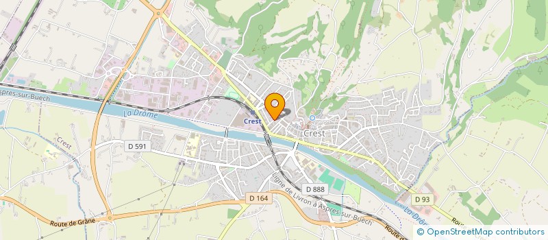 localisation de l'entreprise MONSIEUR MANUEL HANSS à CREST