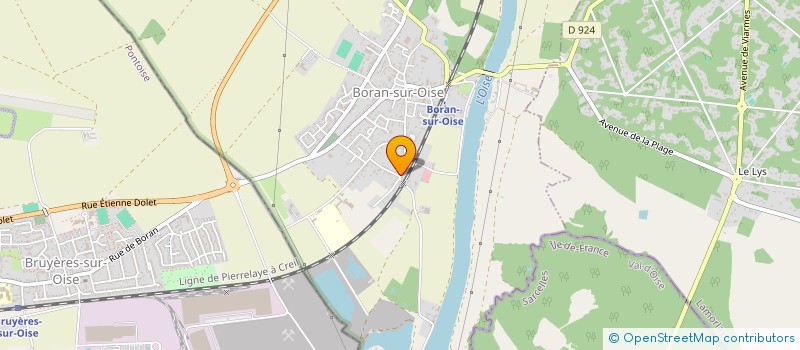 localisation de l'entreprise MONSIEUR MANUEL HENNO  BORAN-SUR-OISE