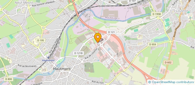 localisation de l'entreprise MONSIEUR MANUEL HEUCLIN  LOUVROIL