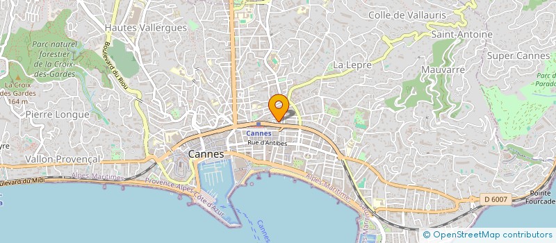 localisation de l'entreprise MONSIEUR MANUEL HEVIA à CANNES