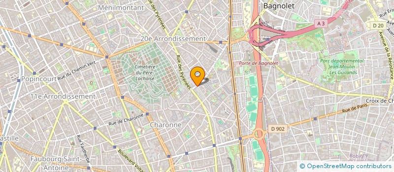 localisation de l'entreprise MONSIEUR MANUEL HOAREAU  PARIS