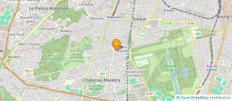 localisation de l'entreprise MONSIEUR MANUEL INACIO  CHATENAY-MALABRY