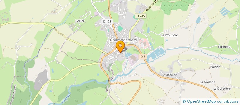 localisation de l'entreprise MONSIEUR MANUEL IOSUPESCU  CHAMPDENIERS