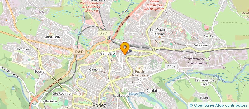 localisation de l'entreprise MONSIEUR MANUEL-ISAAC OLIVEIRA DE MATOS  RODEZ