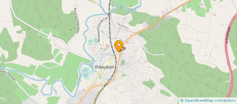 localisation de l'entreprise MONSIEUR MANUEL JALET  VIDAUBAN