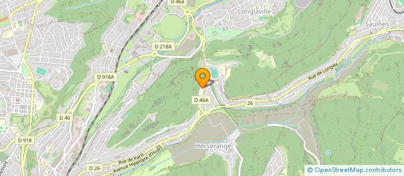 localisation de l'entreprise MONSIEUR MANUEL JEAN BUTTINI  HERSERANGE