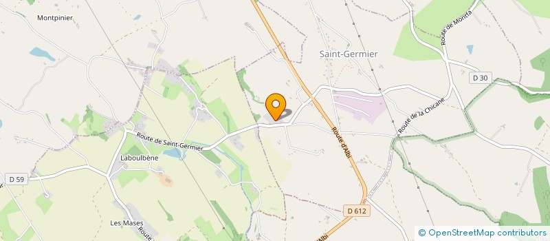 localisation de l'entreprise MONSIEUR MANUEL JIMENEZ  SAINT-GERMIER