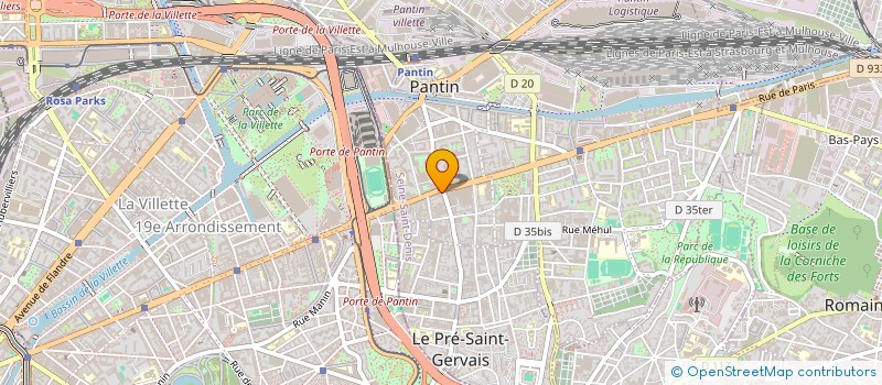 localisation de l'entreprise MONSIEUR MANUEL JOAQUIM  PANTIN