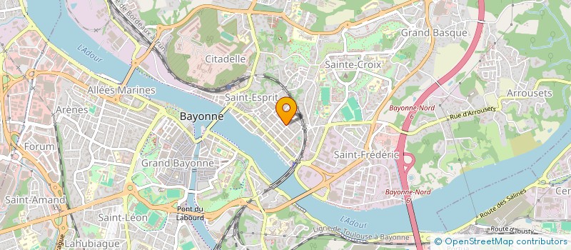 localisation de l'entreprise MONSIEUR MANUEL JOAQUIM SOARES MAURICIO à BAYONNE