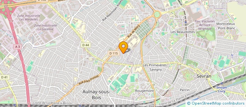 localisation de l'entreprise MONSIEUR MANUEL JOSE ESTEVES RODRIGUES à AULNAY-SOUS-BOIS