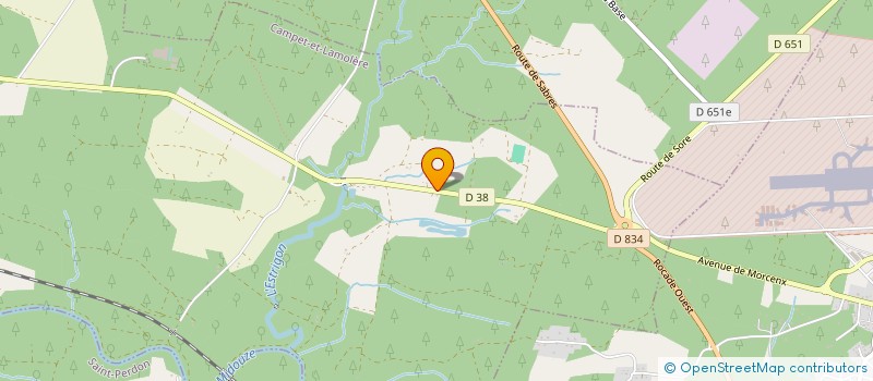 localisation de l'entreprise MONSIEUR MANUEL JOSE OSARIO COUTINHO  CAMPET-ET-LAMOLERE