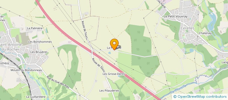 localisation de l'entreprise MONSIEUR MANUEL JOURDAIN  CERELLES